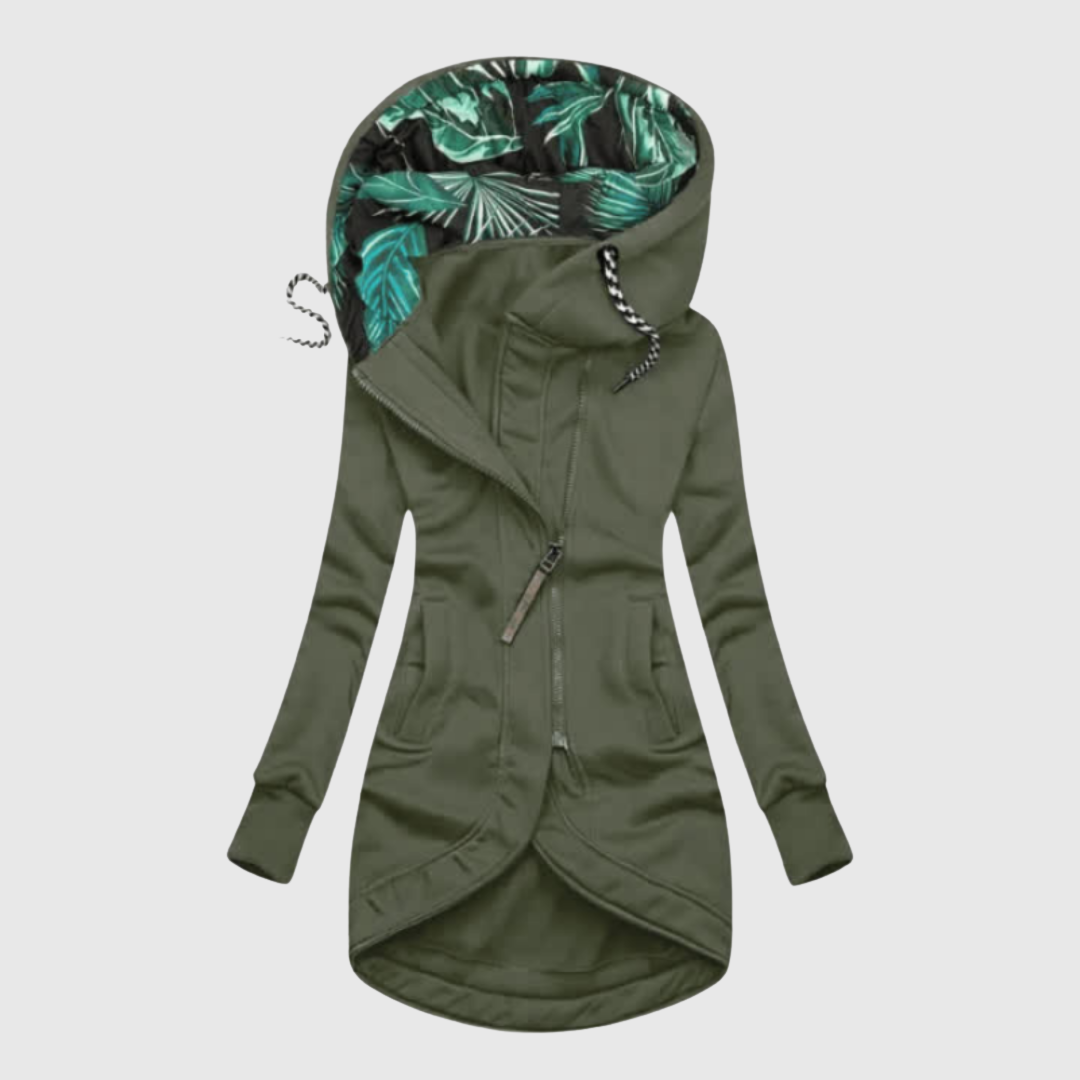 Stilna in topla Aysha ženska zimska bunda, idealna za nego in udobje v hladnih dneh