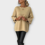 Isabel - Elegantna in Udobna Knit Blusa, ki Združuje Slog in Udobje