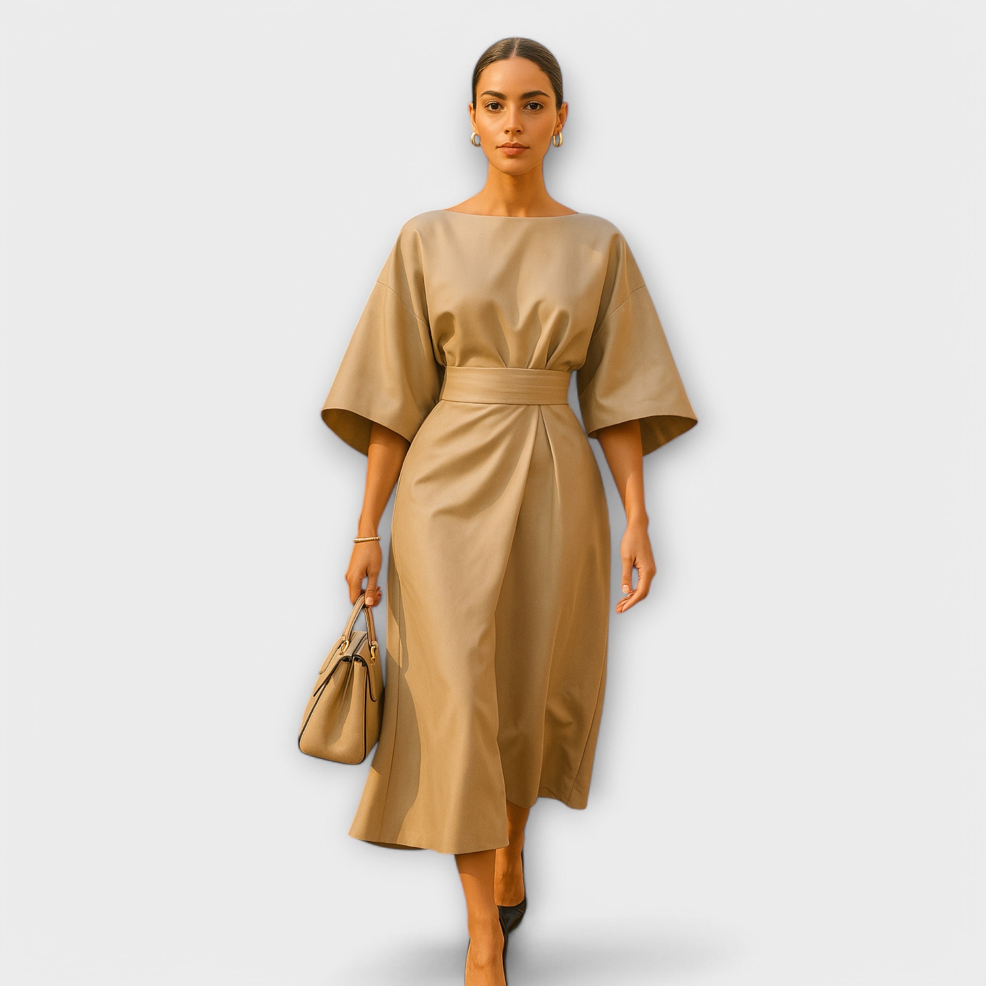 Sonia - Stilska in elegantna obleka z dolgimi rokavi