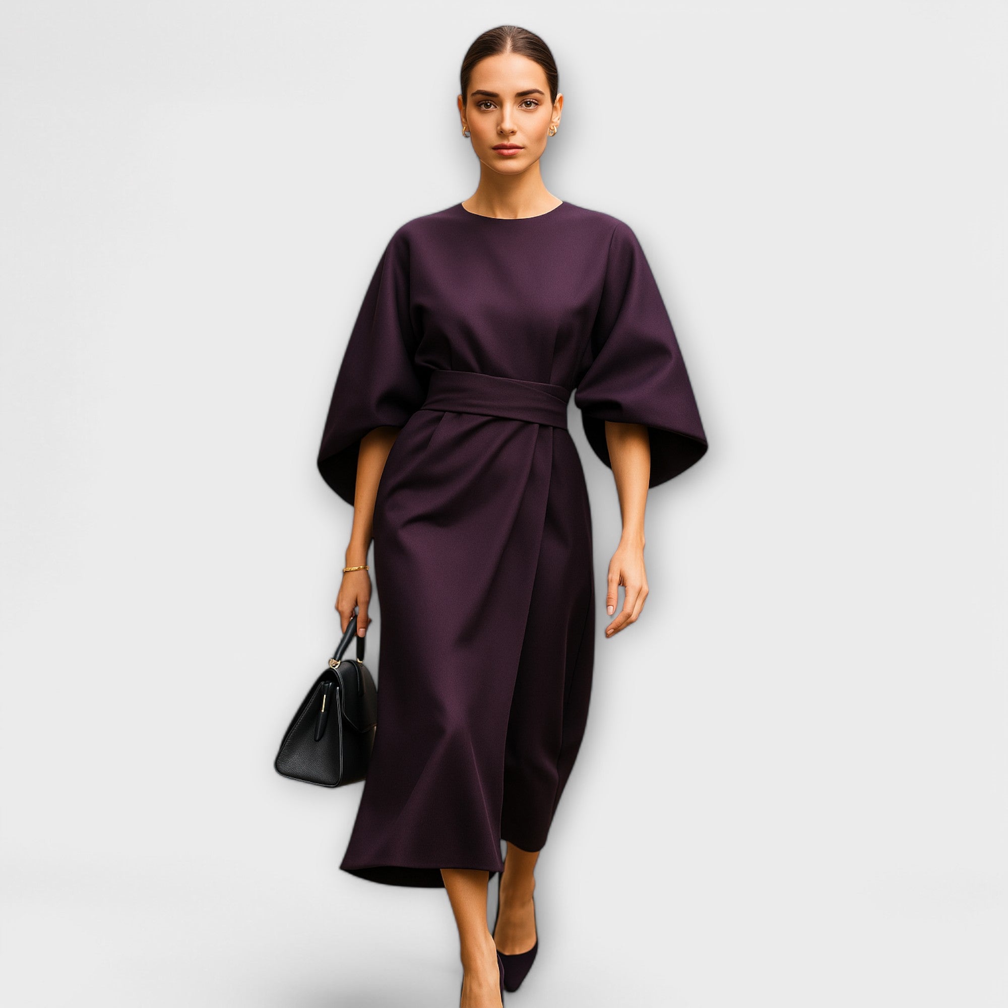 Sonia - Stilska in elegantna obleka z dolgimi rokavi