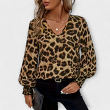 Susana - Elegantna in modna srajca z zebro in leopard vzorom