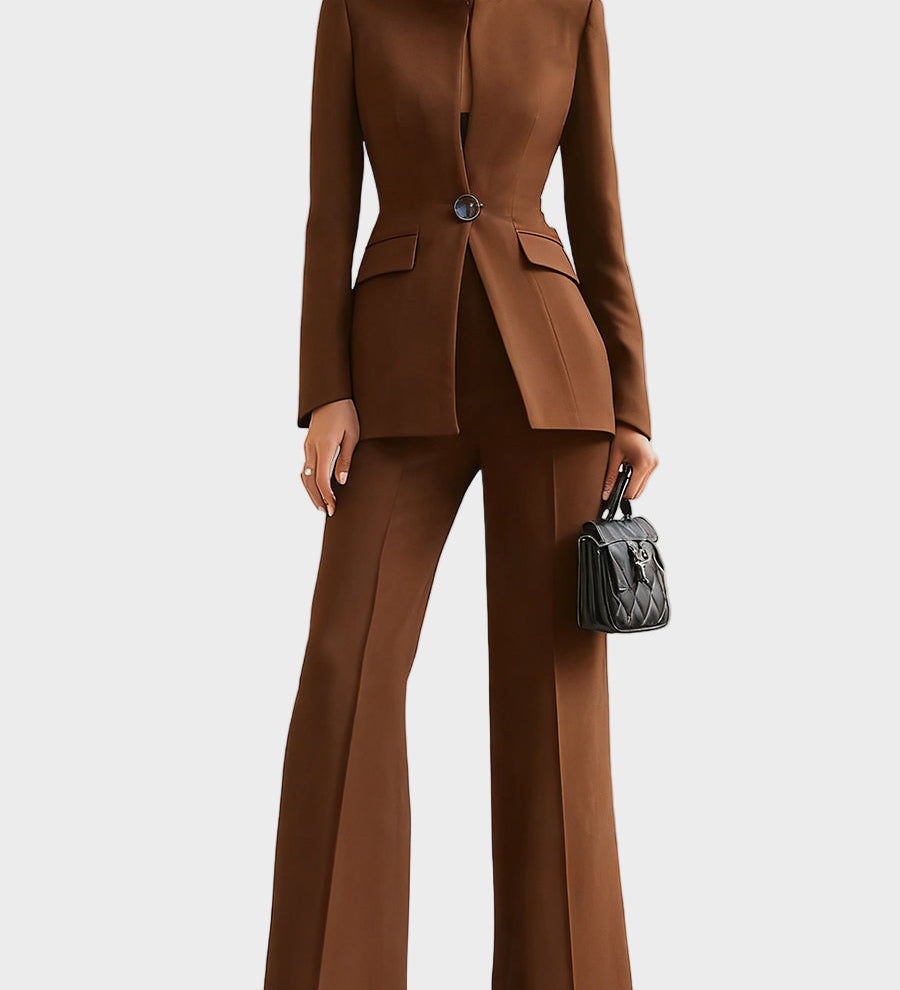Elina - Eleganten blazer v kombinaciji hlač, ki dvigne vaš stil na vrh