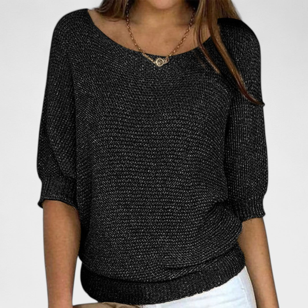 Dora - Eleganten pleten pulover za udoben slog