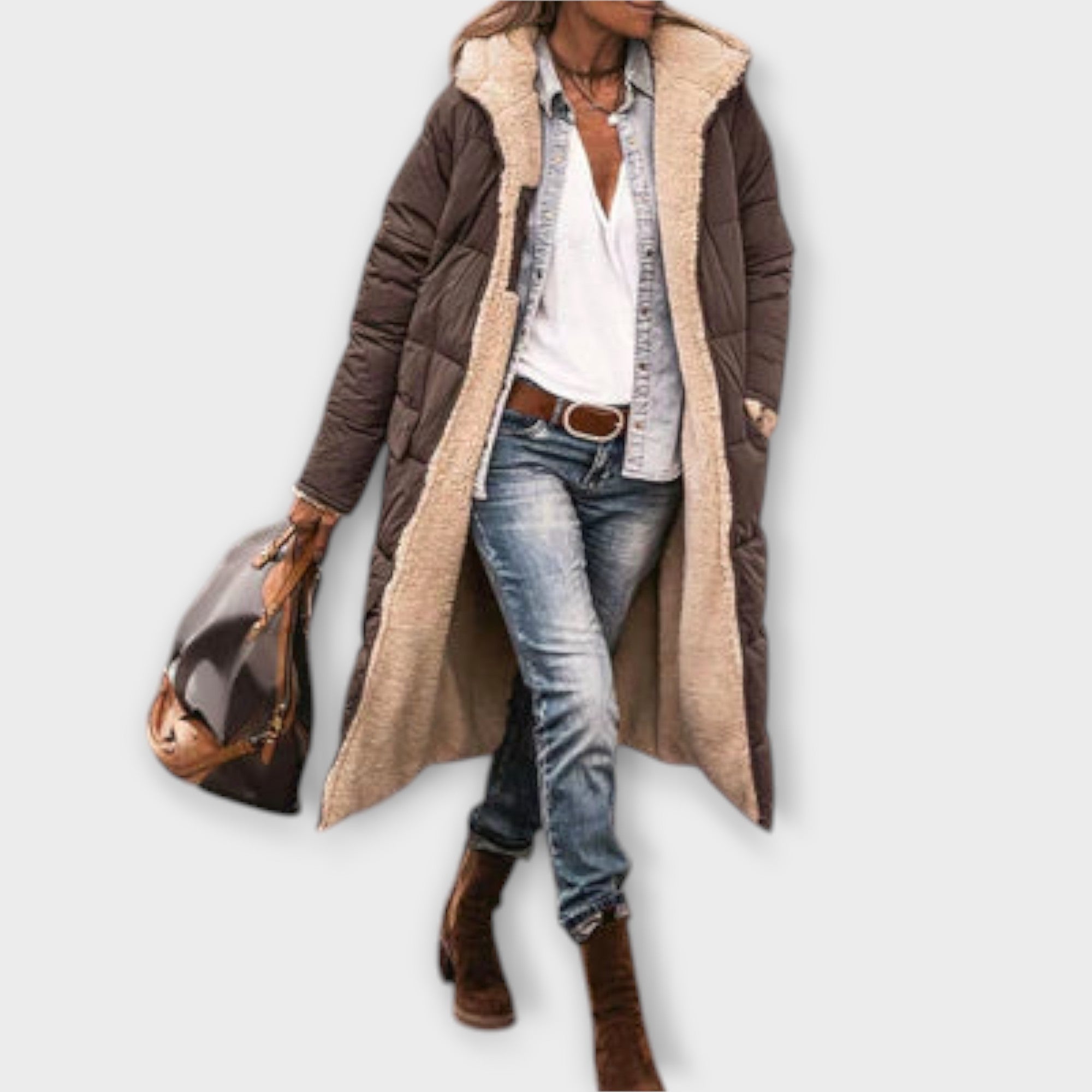 Kora - Sodobni moški prehodni plašč s kakovostnim bombažnim flisom