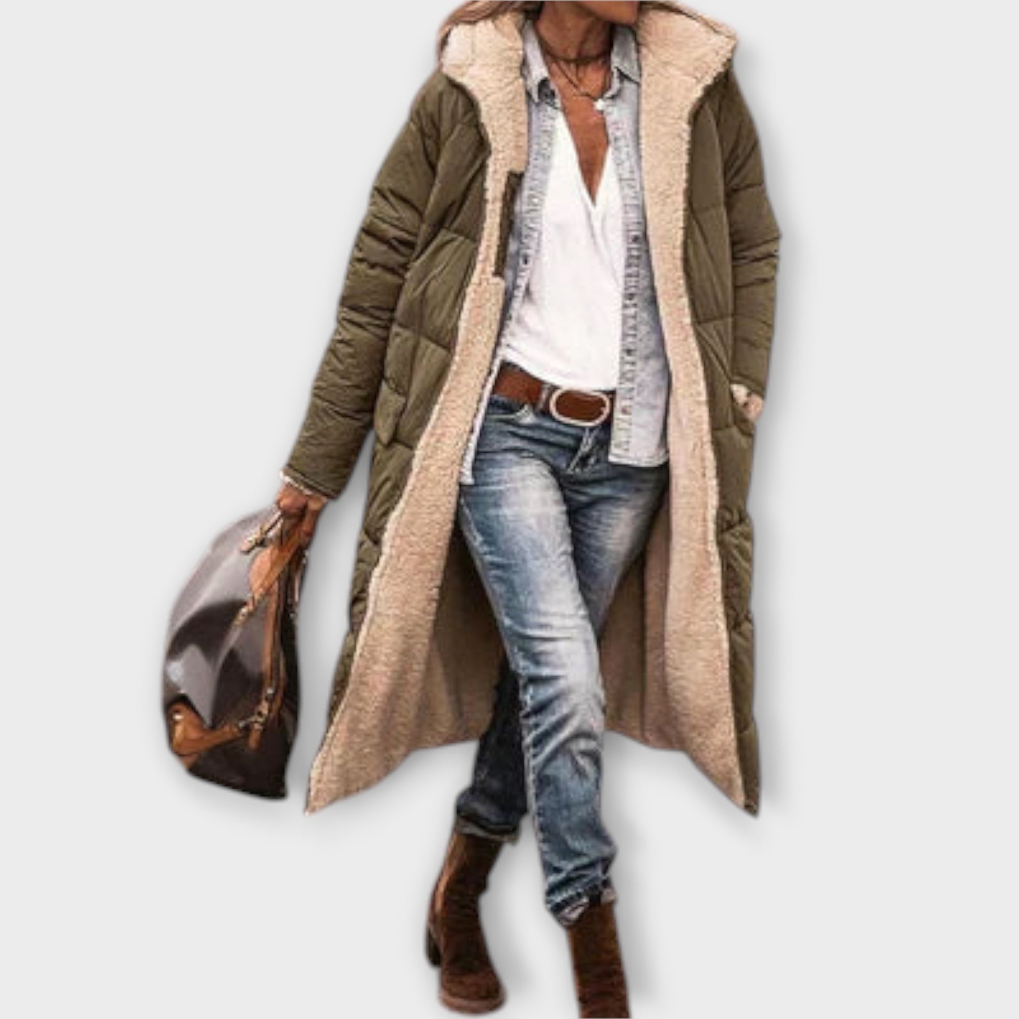 Kora - Sodobni moški prehodni plašč s kakovostnim bombažnim flisom