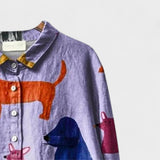 Elisabete Naise Mustriga T-shirt - Sodobna in udobna izbira za ženske