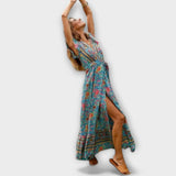 Lara – Elegantna maxi boho obleka