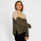 Cristiana - Elegantna visokokrkna bluza