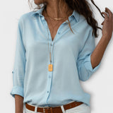 Albina - Eleganten in Udoben Popoln Top