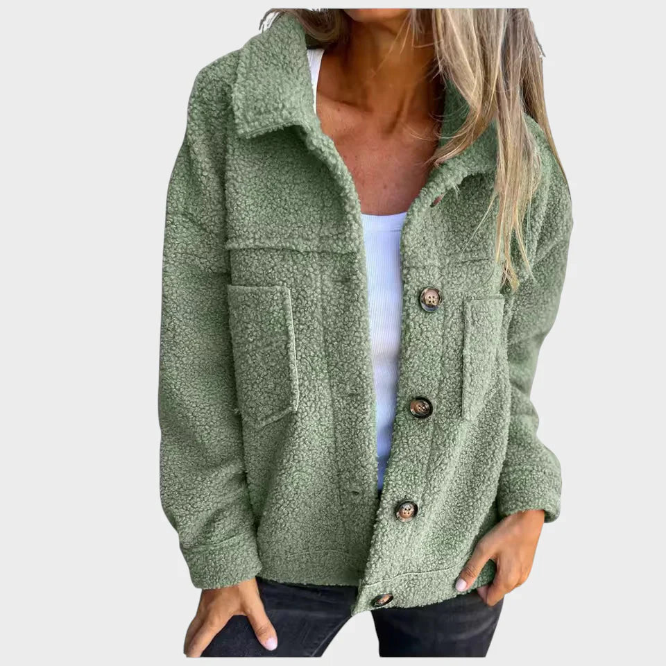 Eva - mehki flišljoni z gumbi, toplo in udobno sloje za vse vremenske pogoje