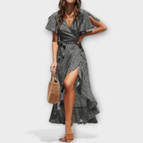 Leonor – elegantna maxi obleka v boho slogu
