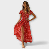 Filipa - Midi obleka v boho slogu