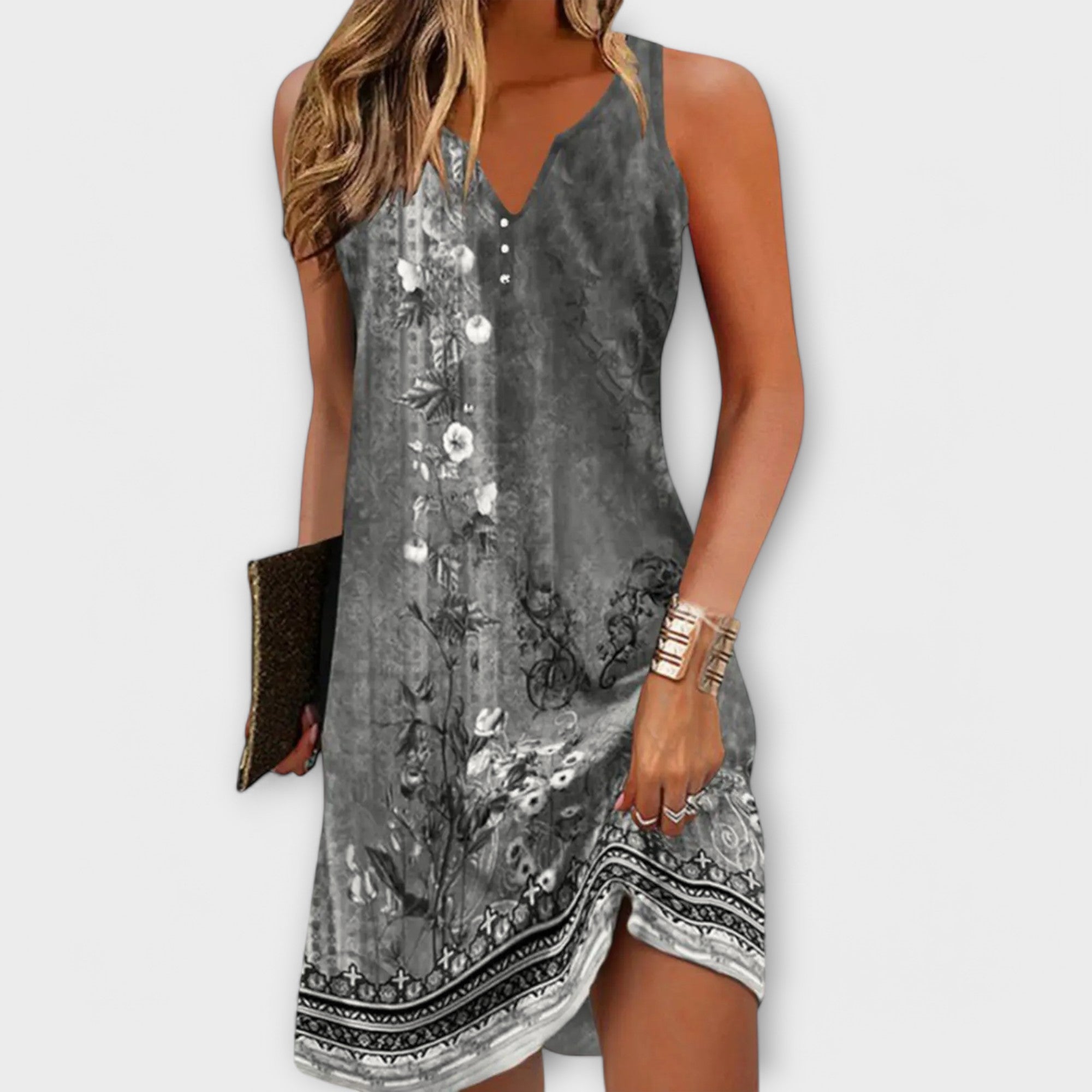 Flávia - Midi košuljska obleka, stilska in udobna vsakdanja izbira